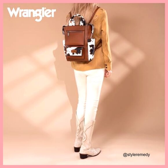 Faux Leather Convertible Backpack Purse with Anti-Theft Feature main image 4